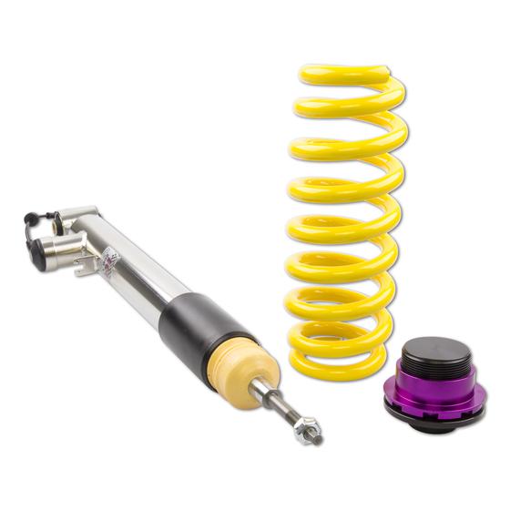 KW DDC ECU coilover suspension inox | fits BMW 1 Series M Coupé (E82) 340hp N54 | 39020004