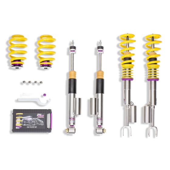 KW V3 coilover suspension inox | fits Audi RS6 quattro C6/4F | 3521000L | 3521000S