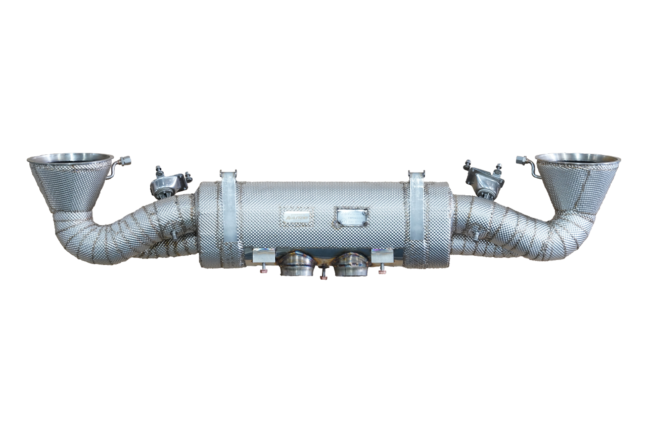 Aulitzky Exhaust | ECE flap sports rear silencer | fits Porsche 911 (992) 4.0 GT3/RS / Speedster 991.2 4.0