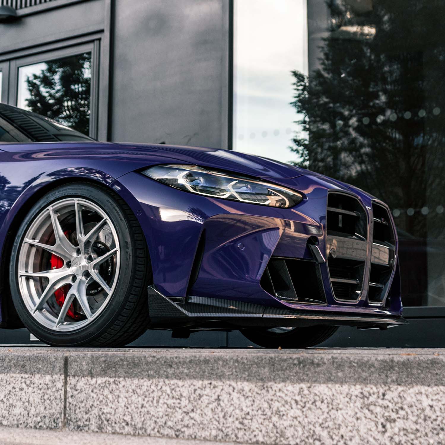 Front spoiler Carbon | fits BMW M3/M4 incl. Competition (G80/G81/G82/G83) | Aulitzky Tuning