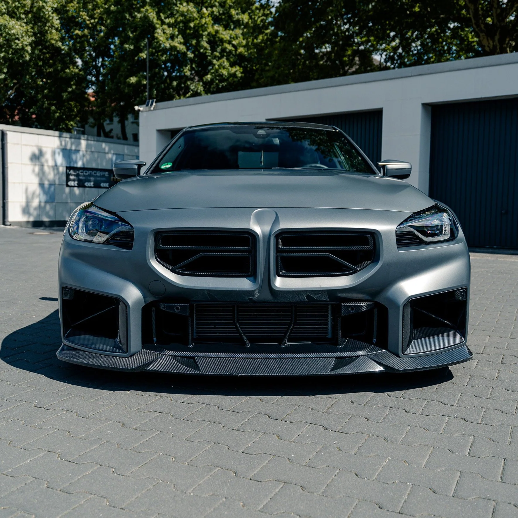Front grille SOOQOO V-Style Carbon | fits BMW M2 (G87) S58 | Aulitzky Tuning