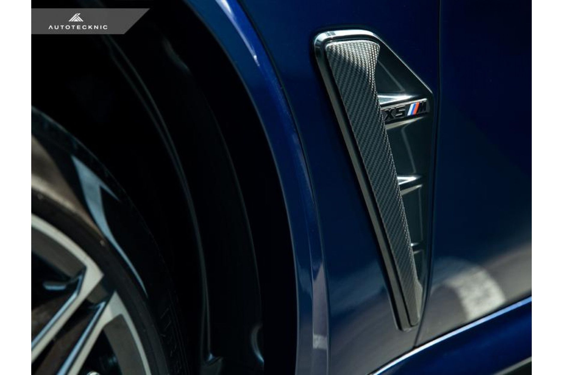 Fender Air Inlets Carbon | fits BMW X5M incl. Competition (F95) S63 | AutoTecknic