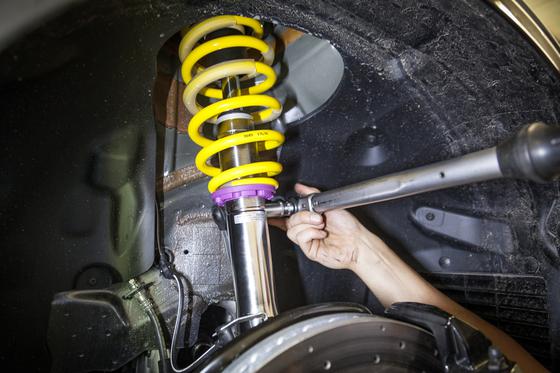 KW DDC ECU coilover suspension inox | fits Audi RS3 quattro 8V | 39010055