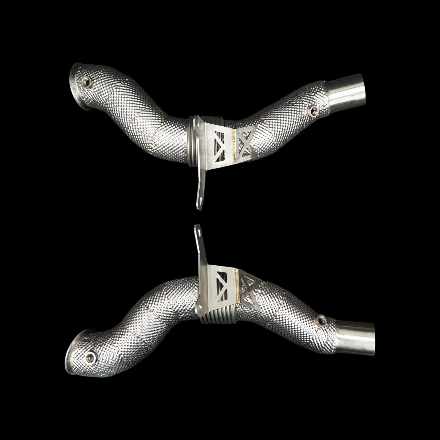 Downpipes Catless | passend für Ferrari 488 Pista (Type F142M) F154 CB 3.9L V8 Twin-Turbo | Blackboost