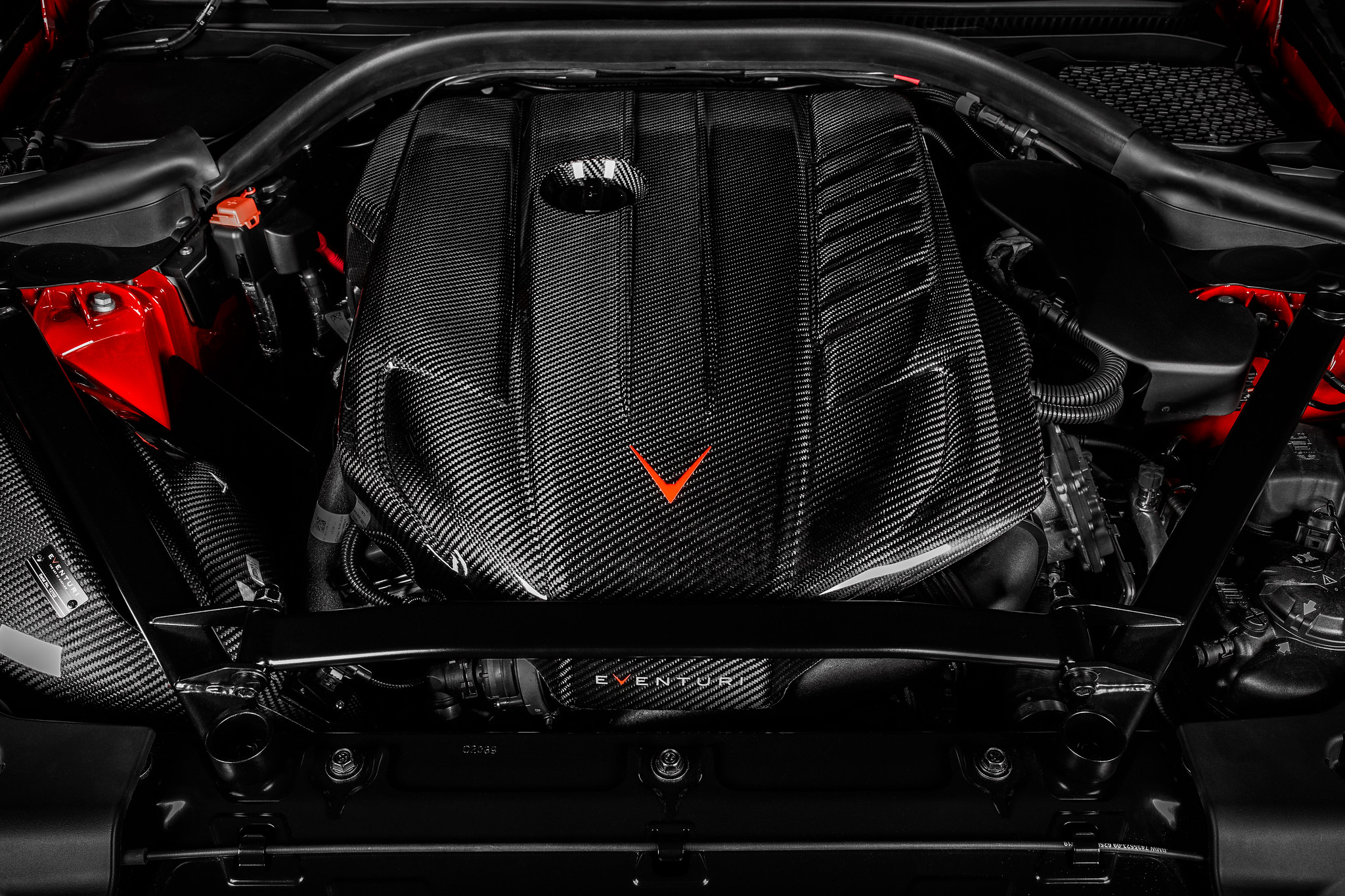 Engine cover Carbon | fits Toyota Supra (DB/A90) | Eventuri