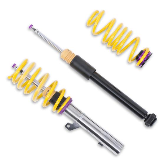 KW V2 coilover suspension inox | fits Audi A3/S3 quattro 8V | 1521000M | 1521000T