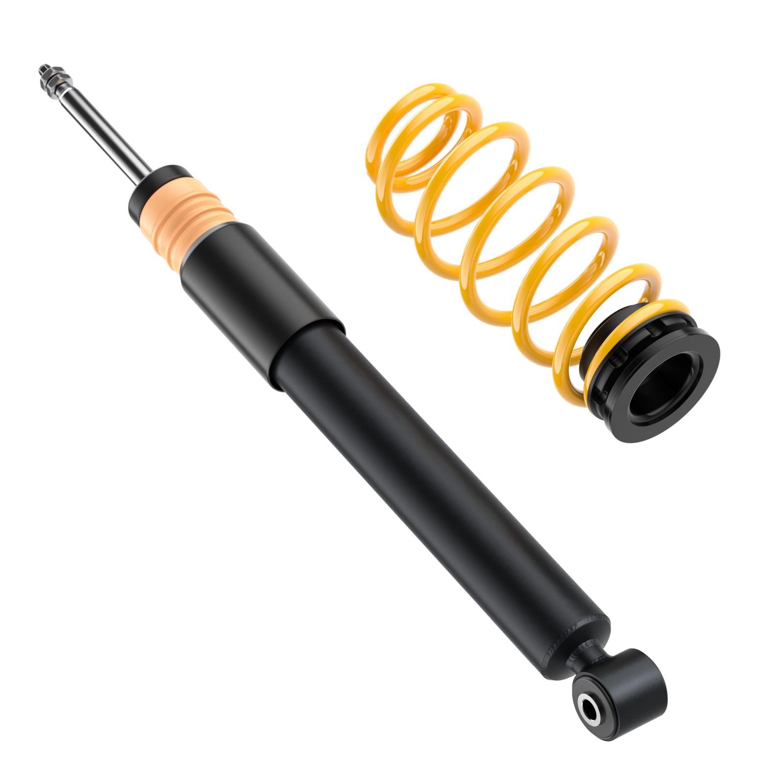 Coilover suspension ST X steel galvanized | fits A1 (GB), Polo (AW) GTI | with fixed identification | 132800BW | ST Suspensions