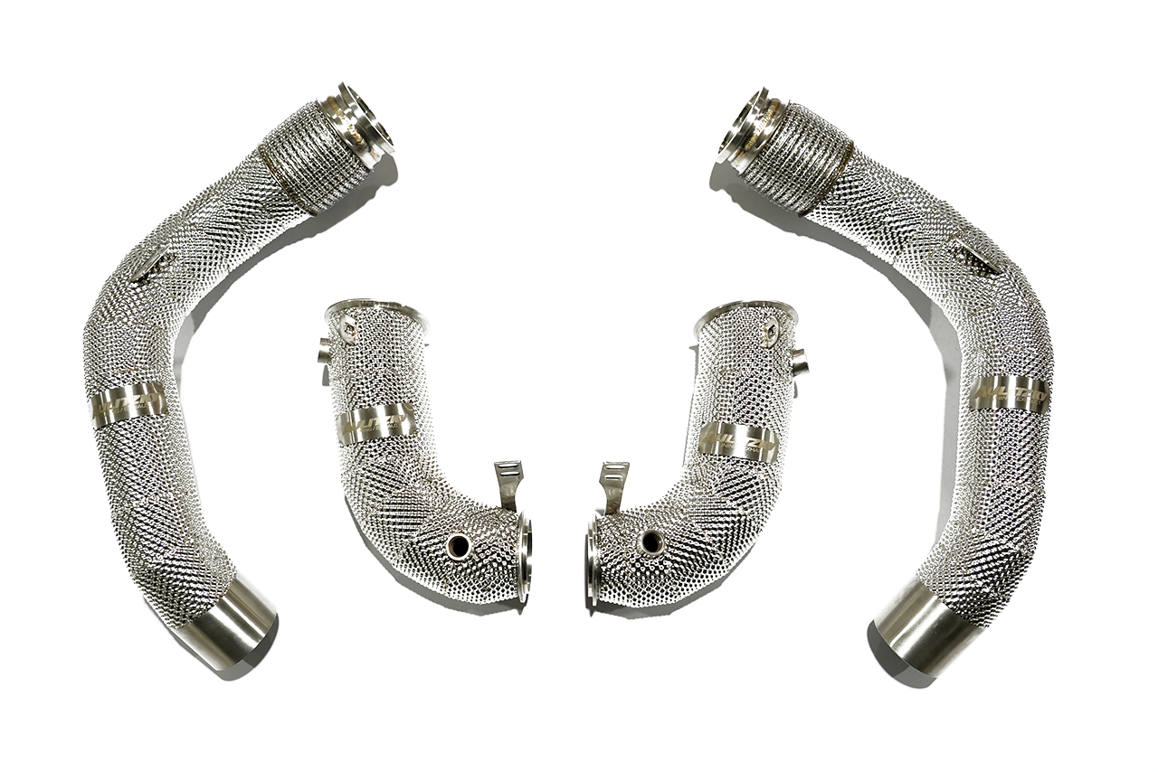 Aulitzky Exhaust | Downpipe 3" (76mm) | fits BMW M5/M8 (F90/F91/F92/F93) S63 | Motorsport articles