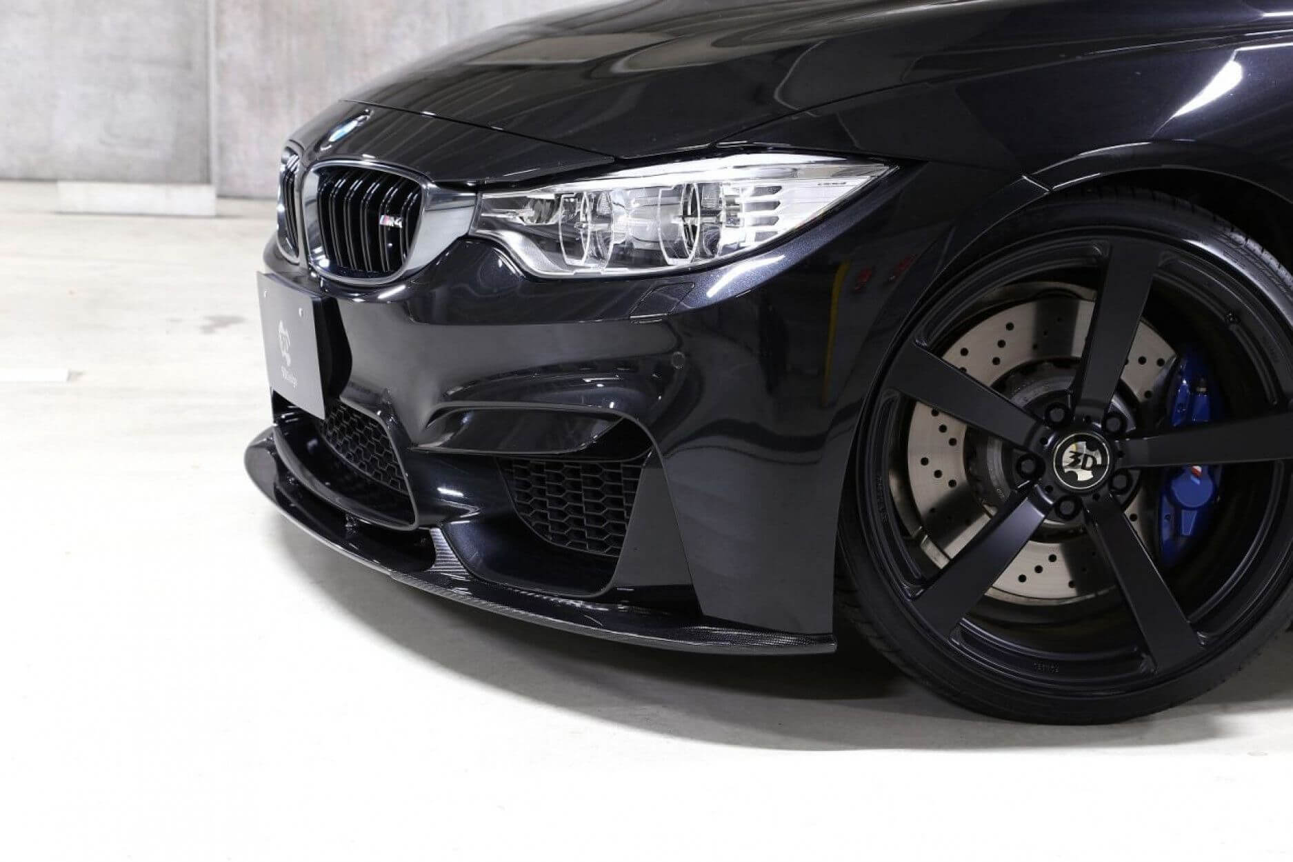 Front lip Carbon | fits BMW M3/M4 incl. Competition/CS/GTS (F80/F82) | 3DDesign