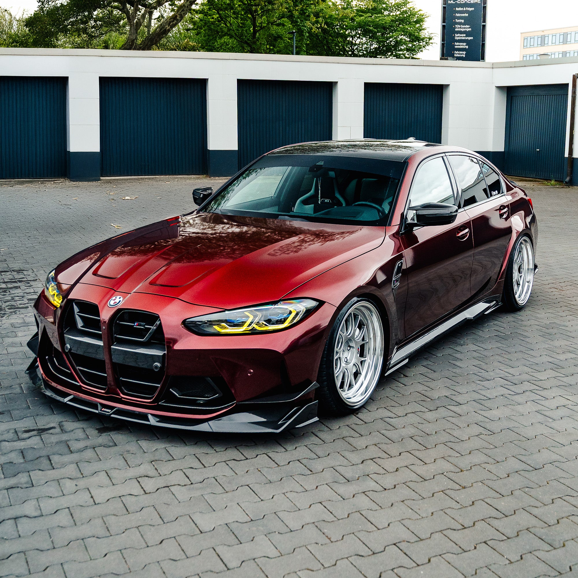 Front spoiler SOOQOO Carbon | fits BMW M3/M4 incl. Competition (G80/G81/G82/G83) | Aulitzky Tuning