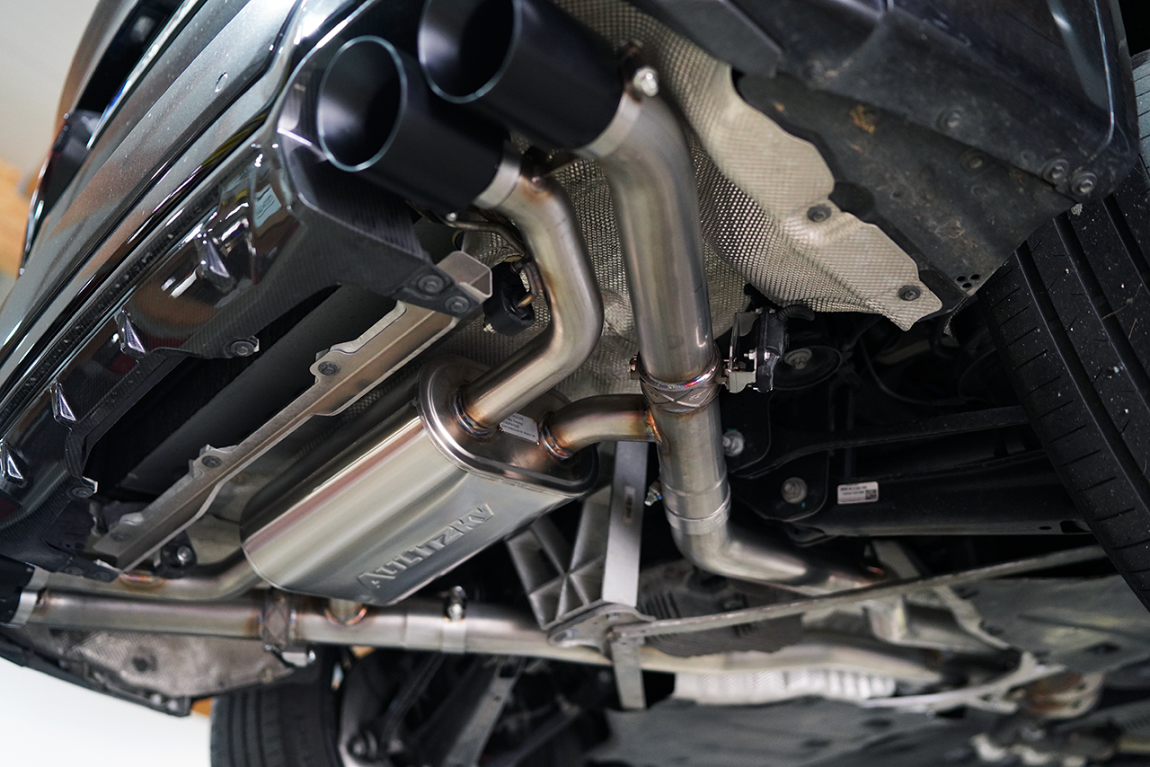 Aulitzky Exhaust | ECE exhaust system from OPF with flap control | fits BMW X3M/X4M incl. Competition (F97/F98) S58