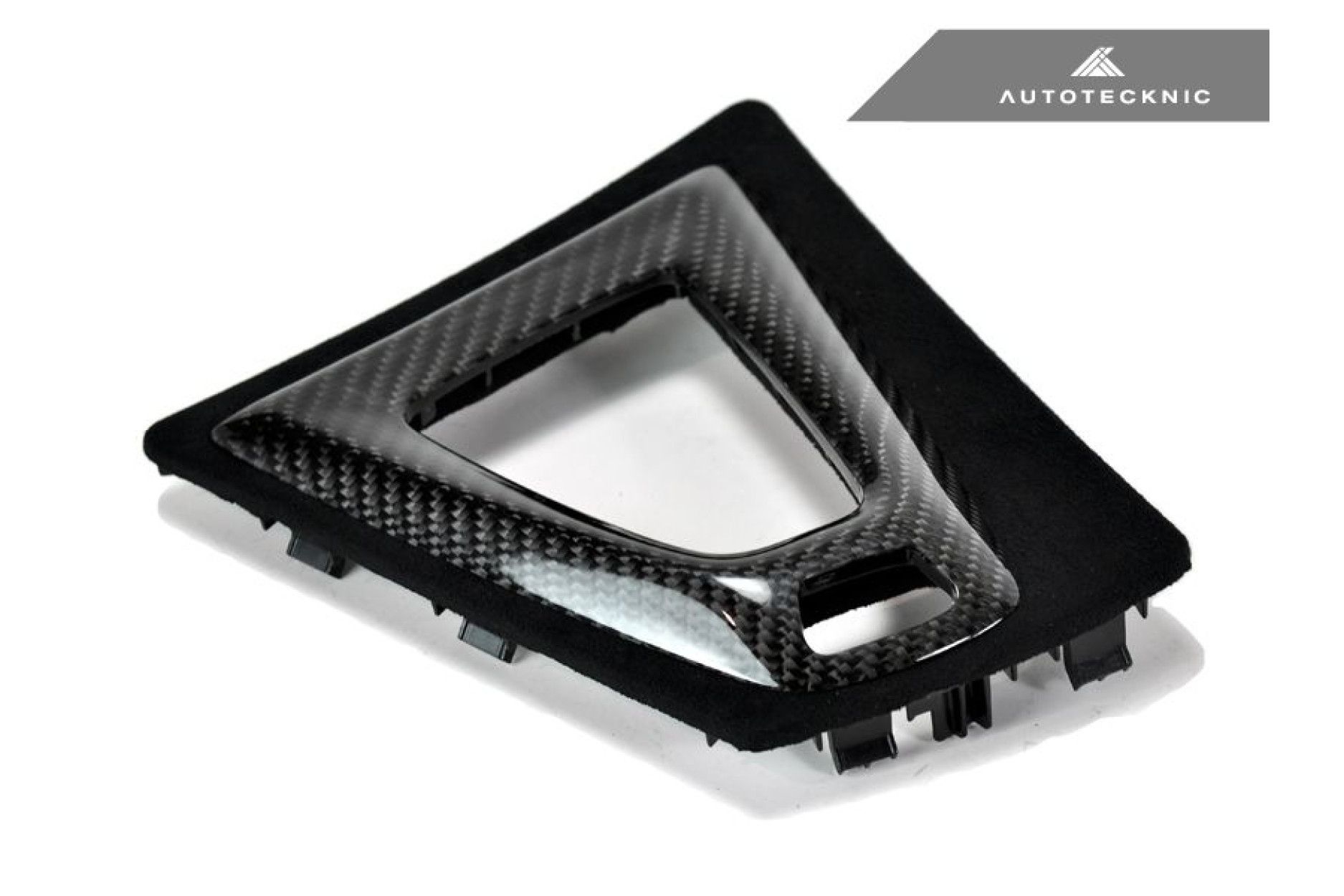 Shift surround Carbon with Alcantara | fits BMW M3/M4 incl. Competition/CS/GTS (F80/F82/F83) S55 | AutoTecknic