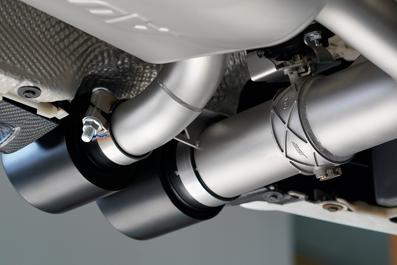 Aulitzky Exhaust | ECE flap exhaust system 3” (76mm) ex cat/OPF | fits BMW M3/M4 incl. Competition/CS (F80/F82/F83) S55