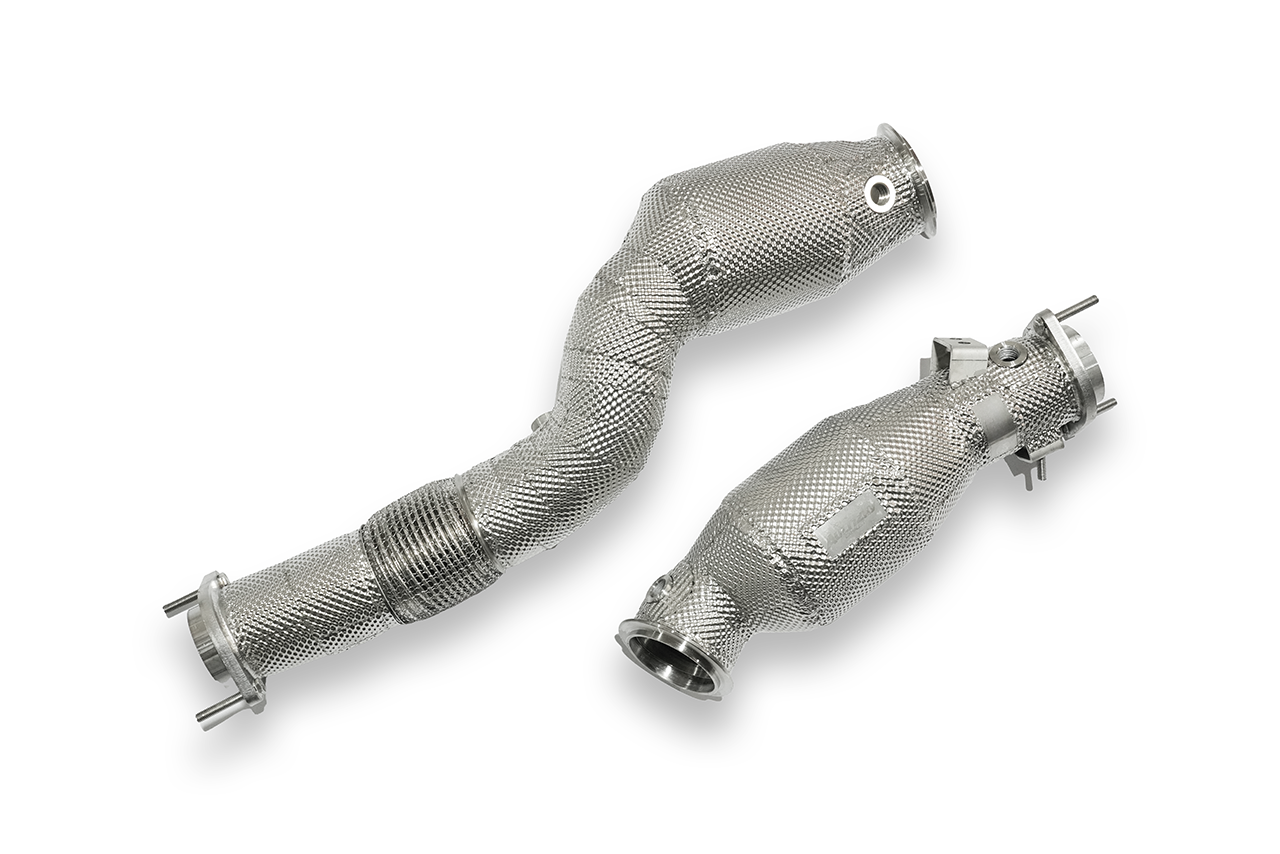 Aulitzky Exhaust | ECE downpipe with sports catalyst | fits BMW M2/M3/M4 incl. Competition/CS/CSL (G80/G81/G82/G83/G87) S58