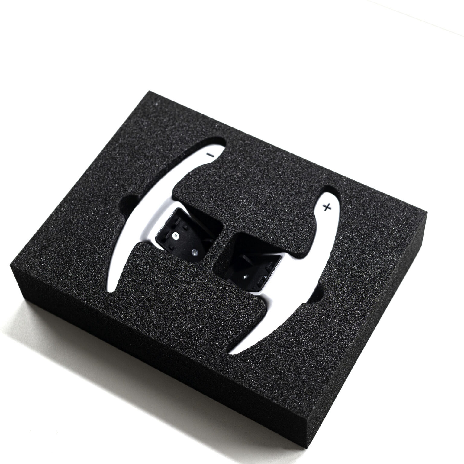 Shift paddles aluminium silver | fits BMW F-Series | PaddleShifterz