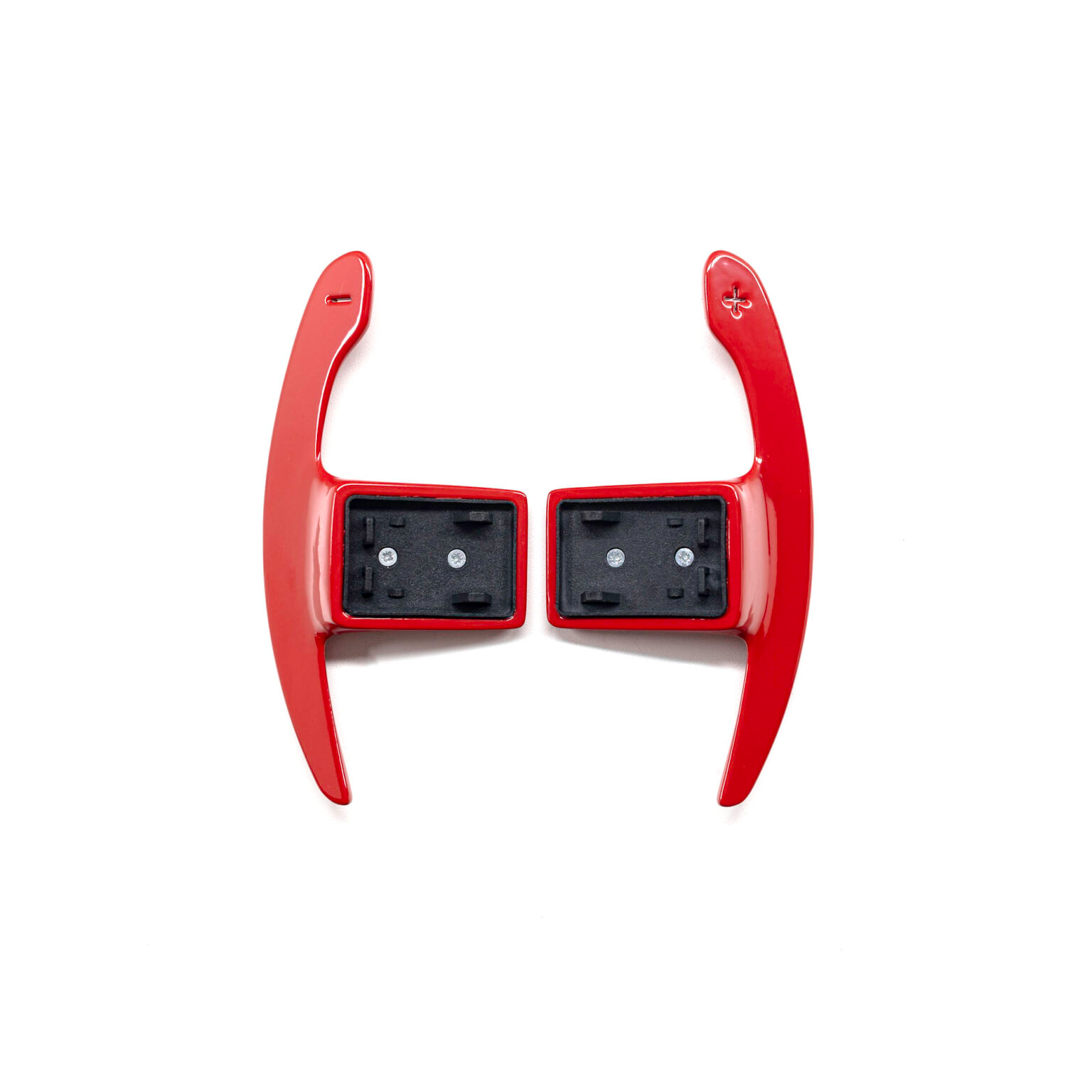 Shift paddles aluminum red glossy | fits BMW F-Series | PaddleShifterz