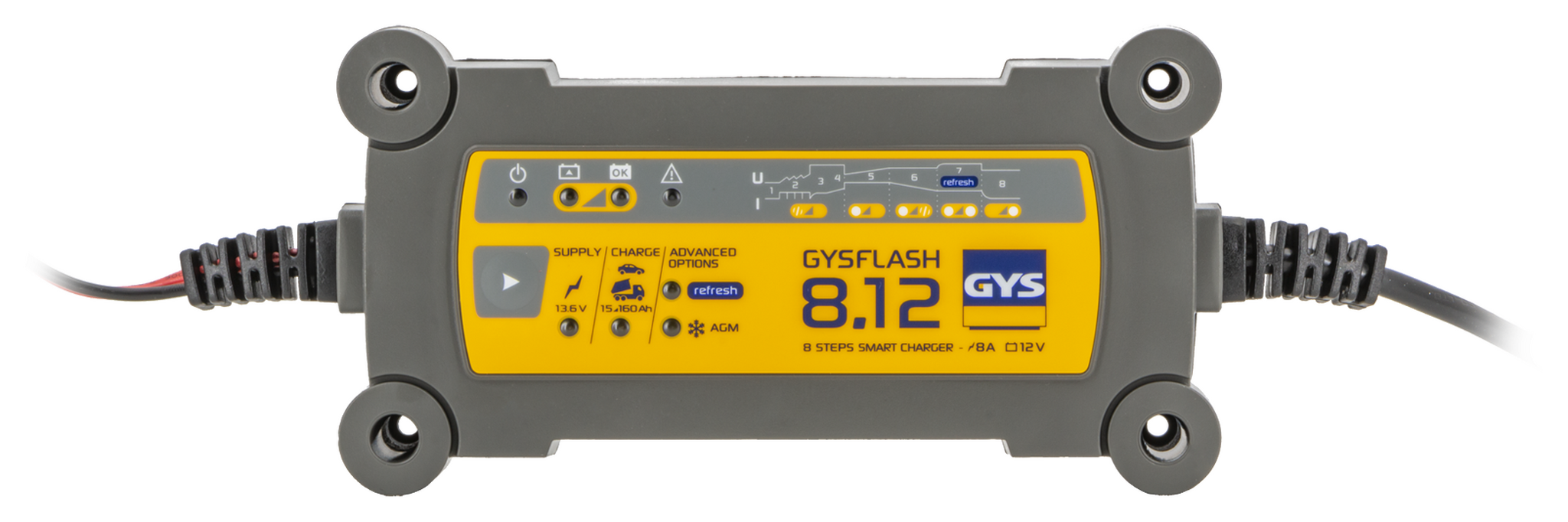 Charger GYSFLASH 8.12 / 12.12