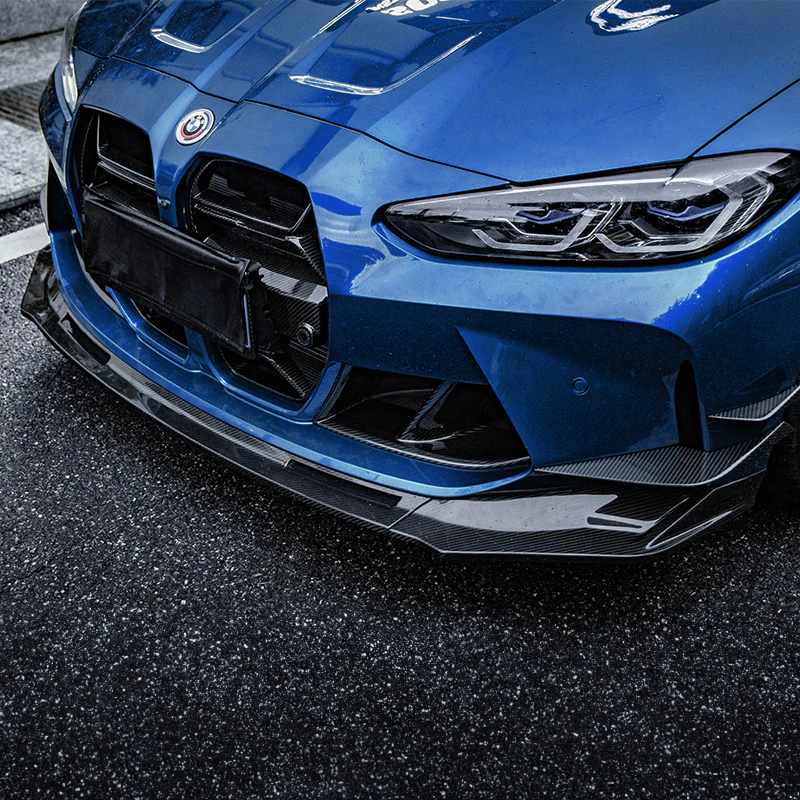 Front spoiler V-Style Carbon | fits BMW M3/M4 incl. Competition (G80/G81/G82/G83) | Aulitzky Tuning