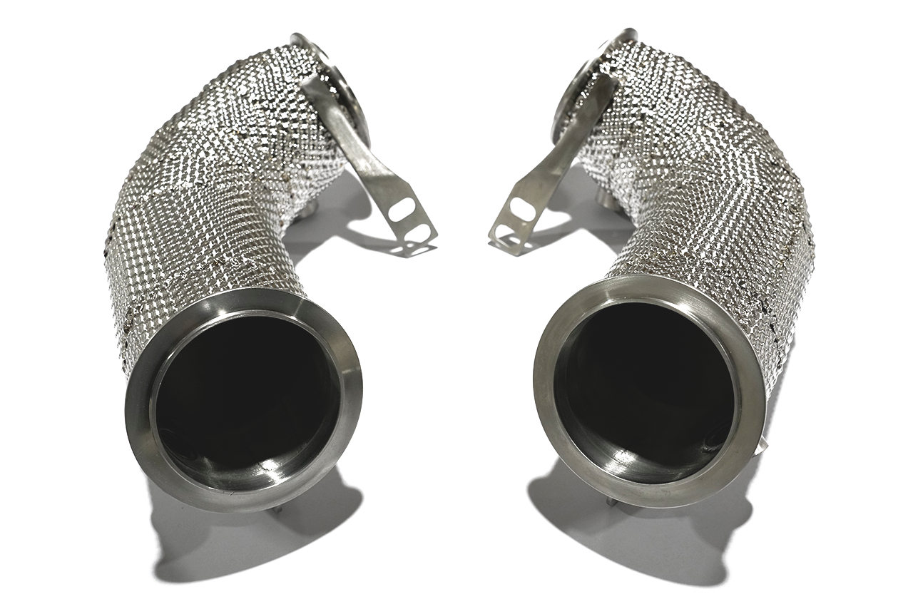 Aulitzky Exhaust | Downpipe 3" (76mm) | fits BMW M5/M8 (F90/F91/F92/F93) S63 | Motorsport articles