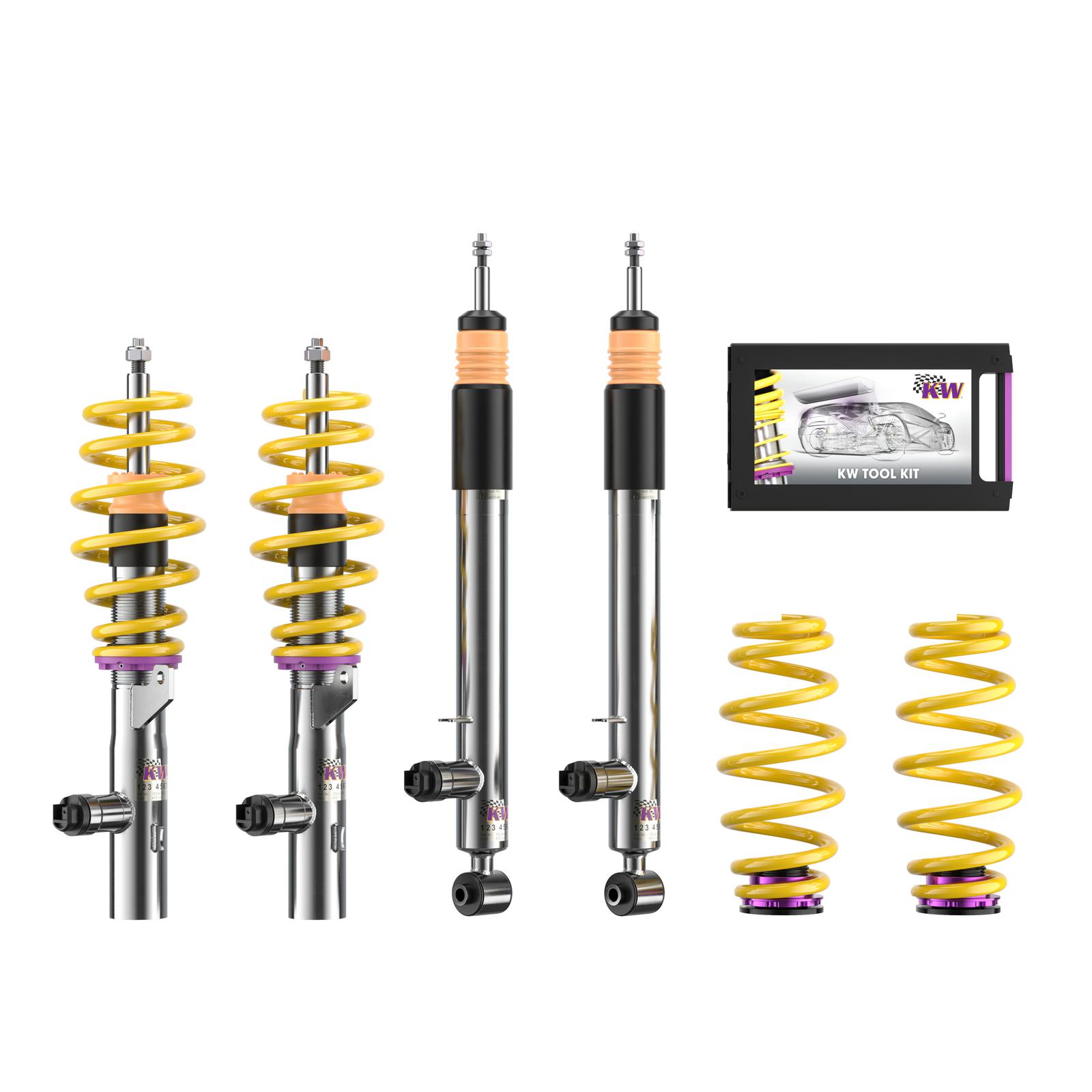 KW V3 Clubsport coilover kit | fits A3/S3 8V | Leon (5F) incl. Cupra | Golf 7 incl. GTI/CS/TCR/GTD | 3528080N