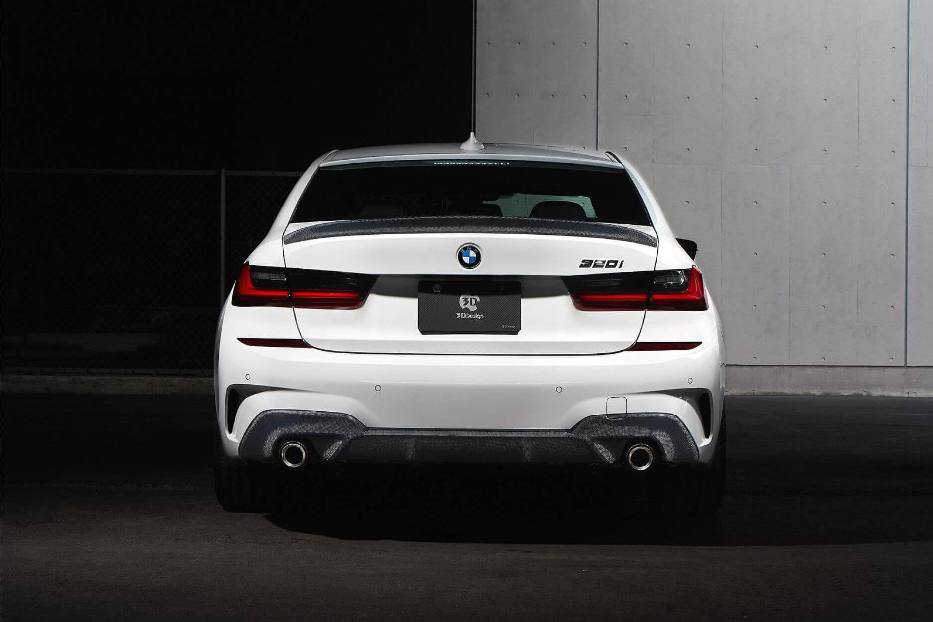 Rear spoiler Carbon | fits BMW 3 Series M package incl. M340i/M340d (G20) | 3Design