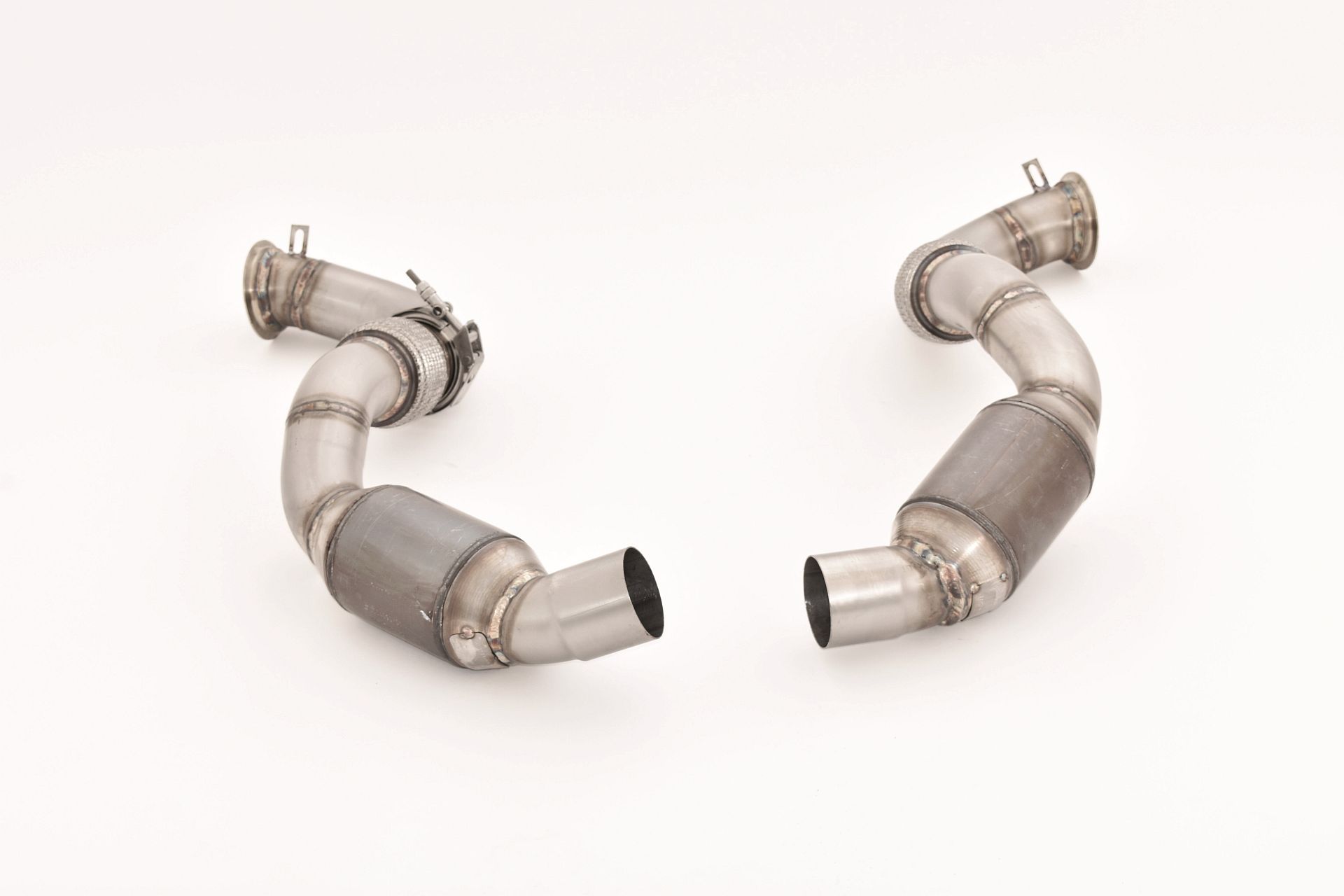 Aulitzky Exhaust | Downpipe 3" (76mm) with sports catalyst | fits BMW M5 (F90) 600hp S63 | Motorsport articles