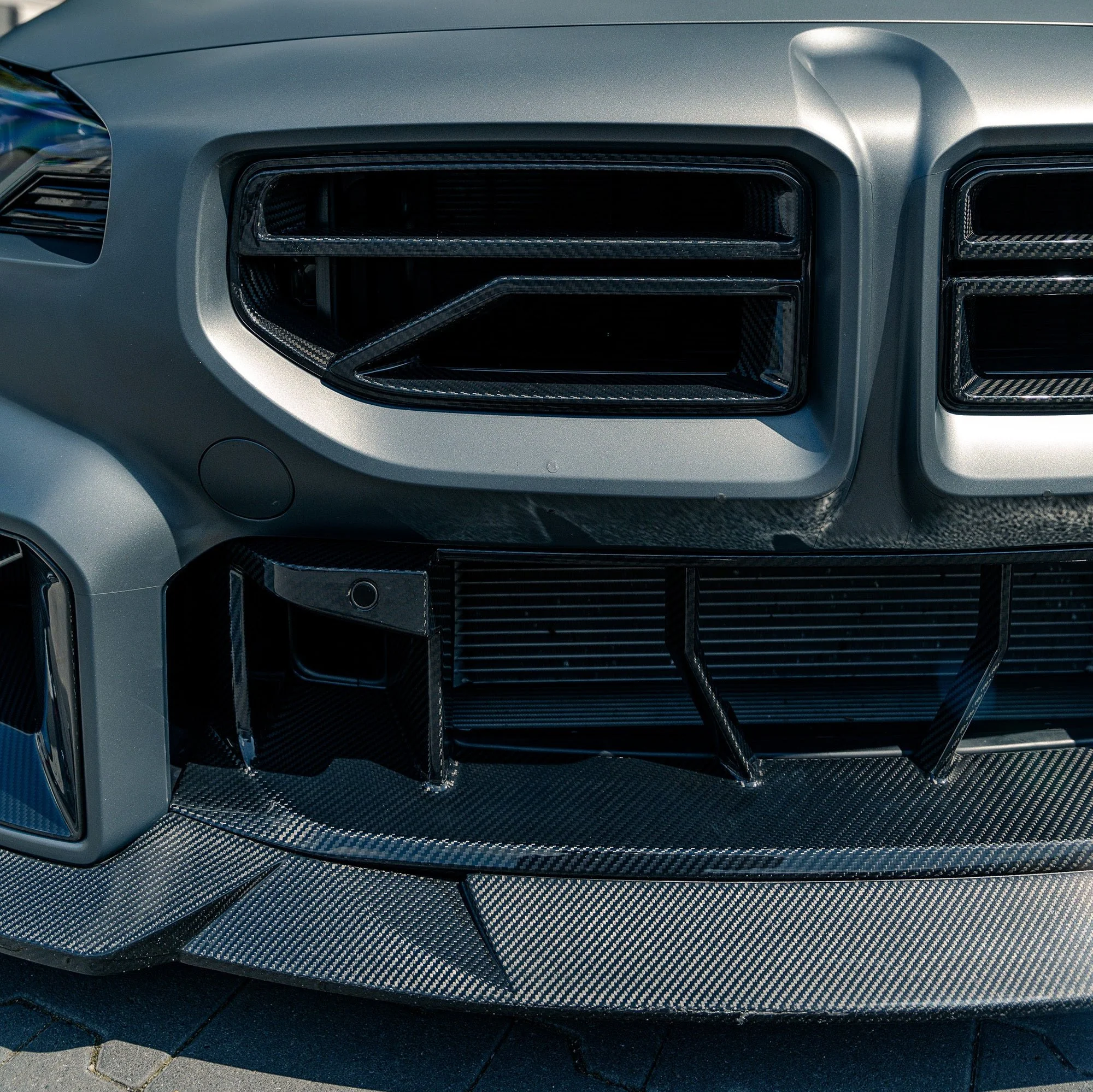 Front bumper insert OEM Carbon | fits BMW M2 (G87) S58 | Aulitzky Tuning