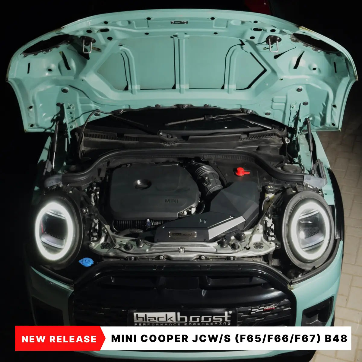 Cold Air Intake System | passend für Mini Cooper JCW/S (F65/F66/F67) B48 2.0L I4 Turbo | Blackboost