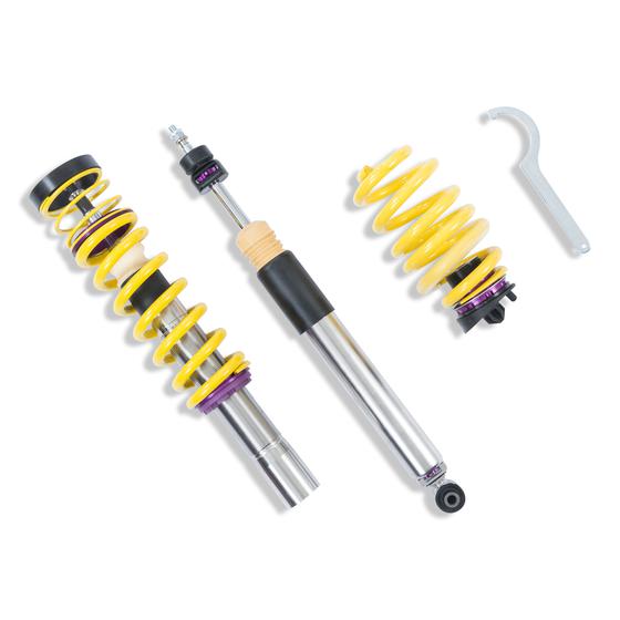 KW V3 coilover suspension inox | fits Audi S4/S5 quattro B9 (8W5/F5A) VA:50mm | 352100BT | 352100BV