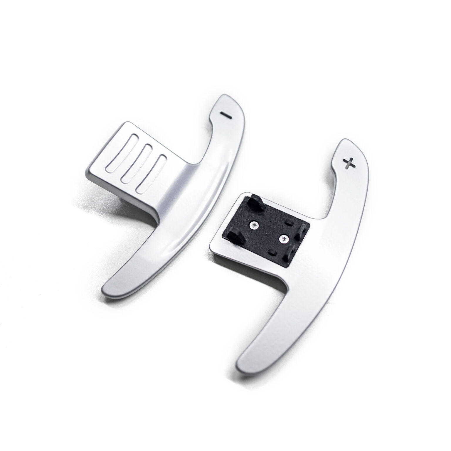 Paddle shifters aluminium silver | fits BMW G-Series, Toyota Supra | PaddleShifterz