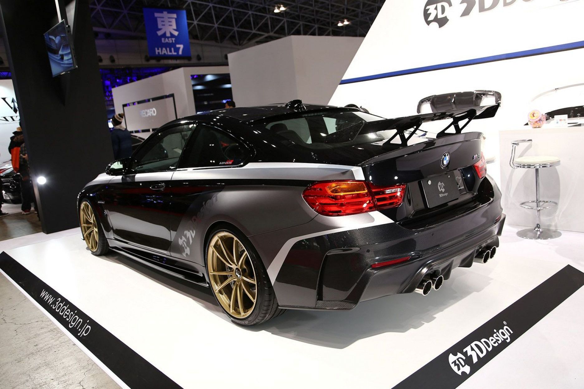Rear bumper spoiler Carbon | fits BMW M4 incl. Competition/CS/GTS (F82/F83) S55 | 3DDesign