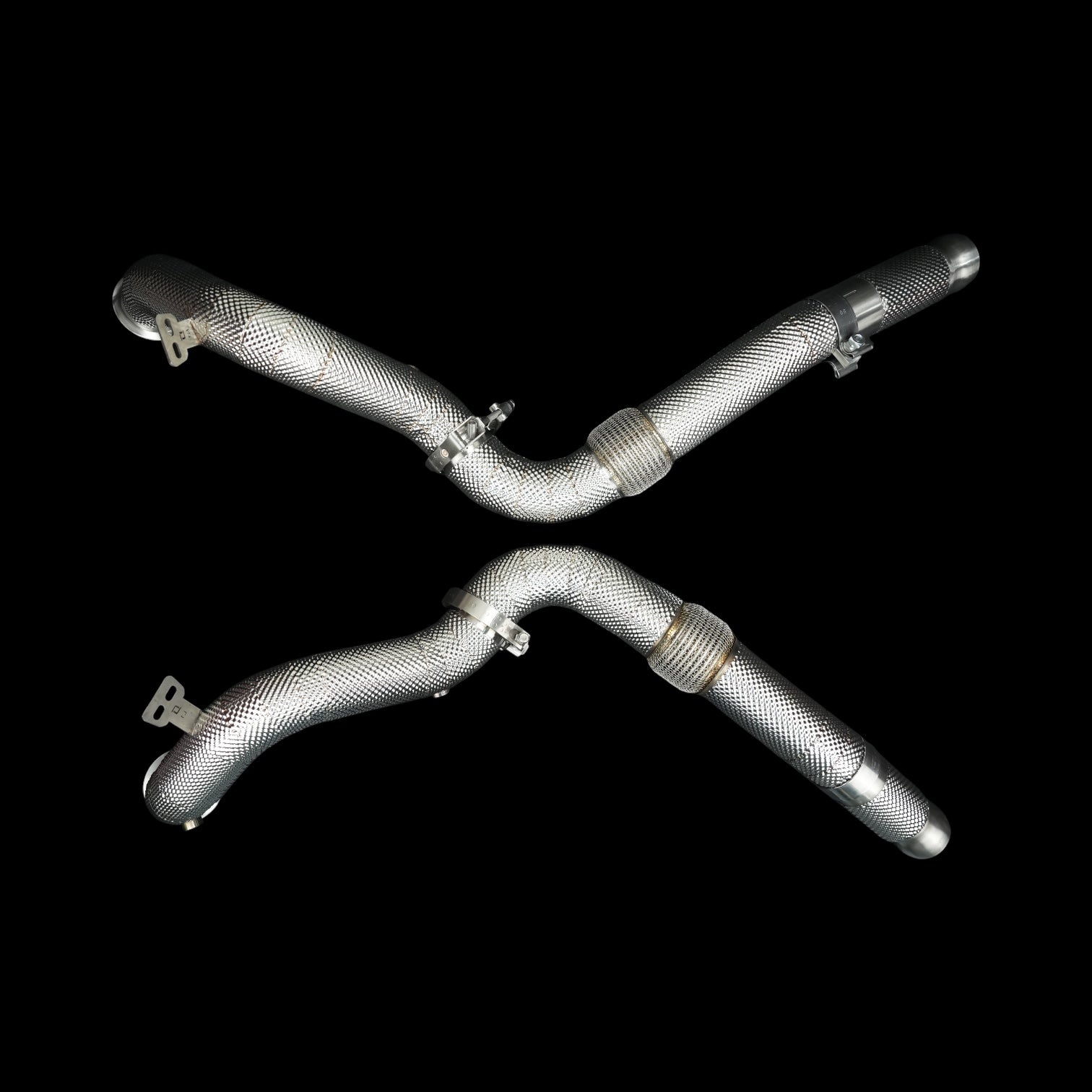 Downpipes Catless | passend für Mercedes AMG GT S (190) M178 4.0L V8 BiTurbo | Blackboost
