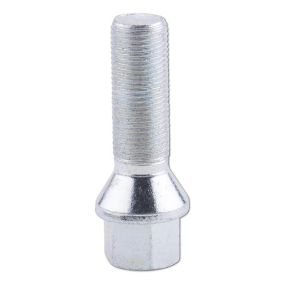 Wheel bolt 10x M14 x 1.25 x 38 mm KE60° silver | ST Suspensions
