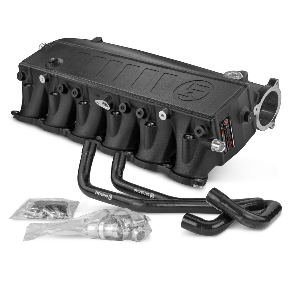 Intake manifold with integrated intercooler EVO 1 | fits BMW M240i/M340i/M440i/X3/Z4 (G-Series) | Toyota Supra MK5 R (A90) B58 | Wagner Tuning