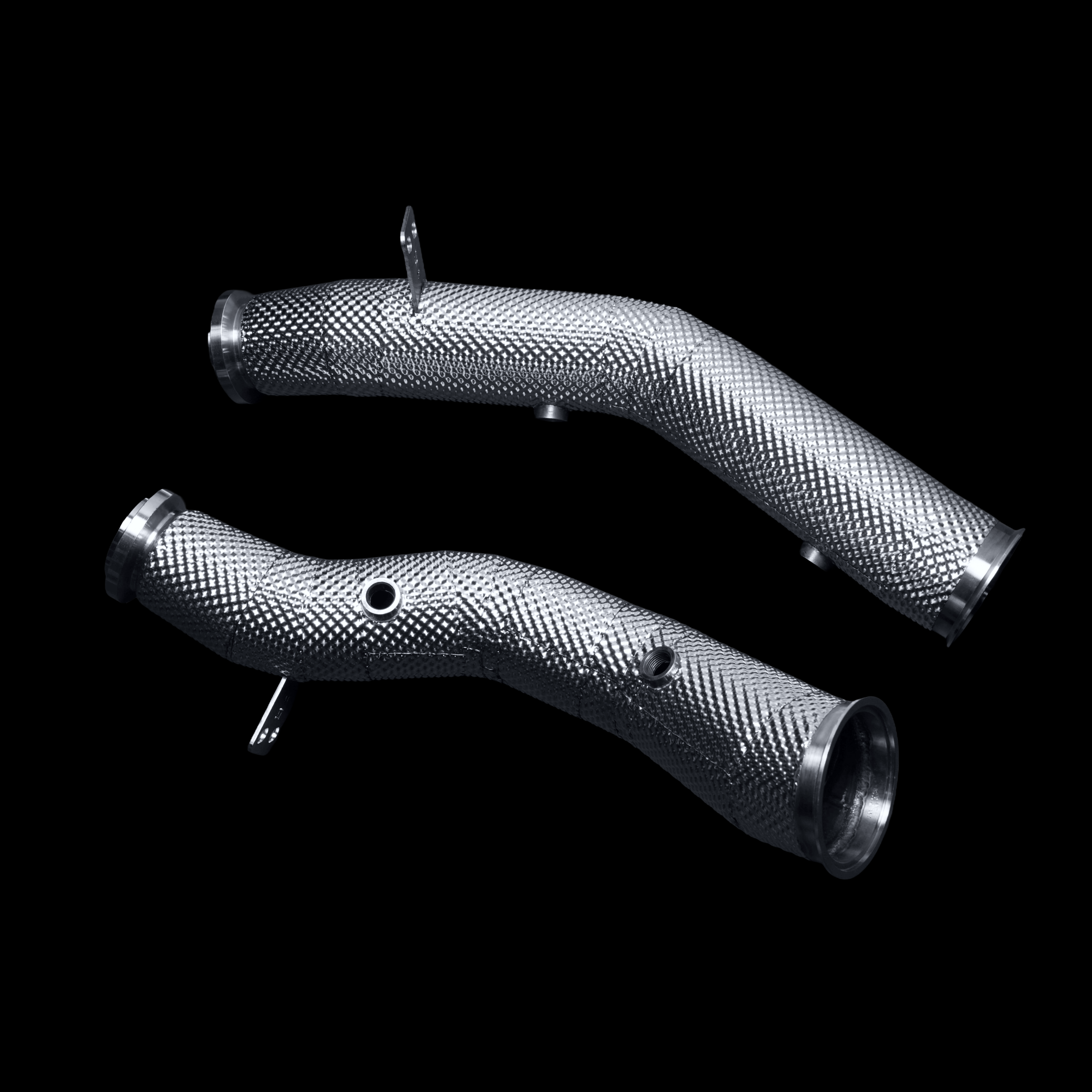 Downpipes Catless | passend für Mercedes C450 (205) M276 3.0L V8 BiTurbo | Blackboost