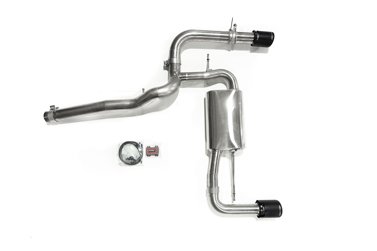 Aulitzky Exhaust | ECE exhaust system from OPF with flap control | fits BMW M135i xDrive (F40) 306hp B48