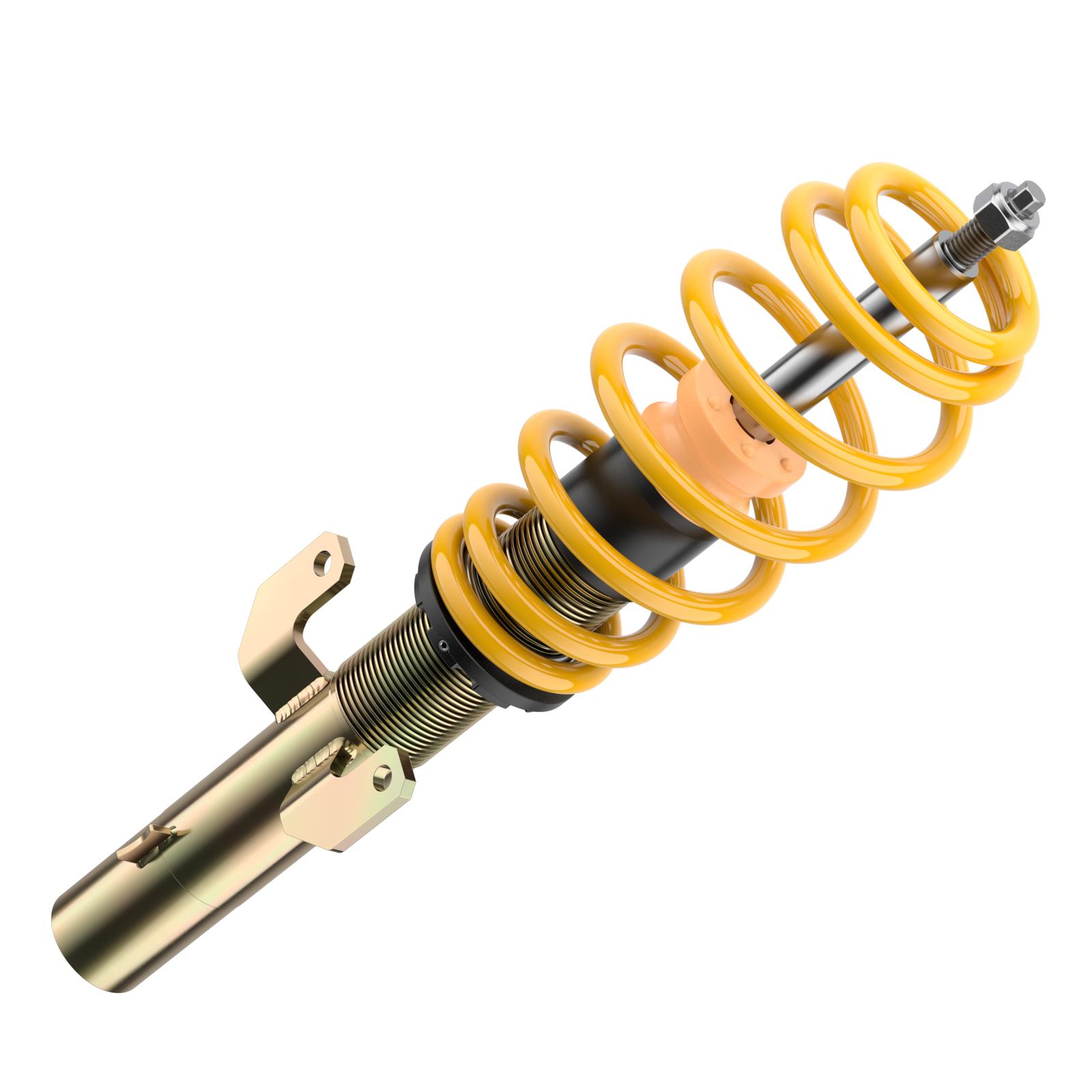 Coilover suspension ST X steel galvanized | fits A1 (GB), Polo (AW) GTI | with fixed identification | 132800BW | ST Suspensions