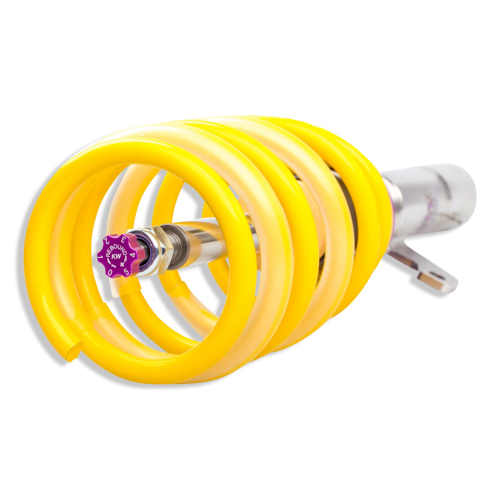 KW | V3 coilover suspension inox | Leon (5F) incl. Cupra | Golf 7 incl. GTI/CS/TCR/GTD | without electric damper control | 3528000N