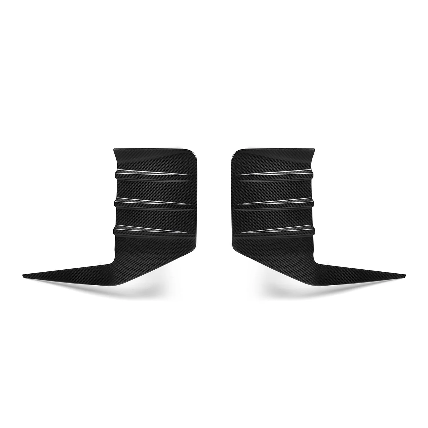 Rear bumper inserts Carbon | fits BMW M2 (G87) S58 | Aulitzky Tuning