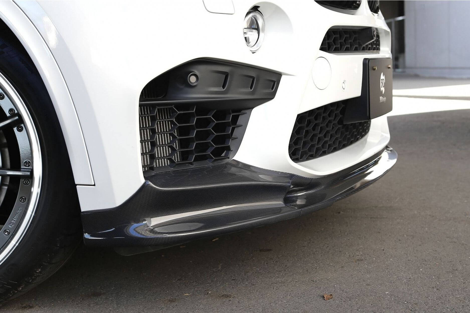 Front lip Carbon | fits BMW X5M (F85) 575hp S63 | 3DDesign