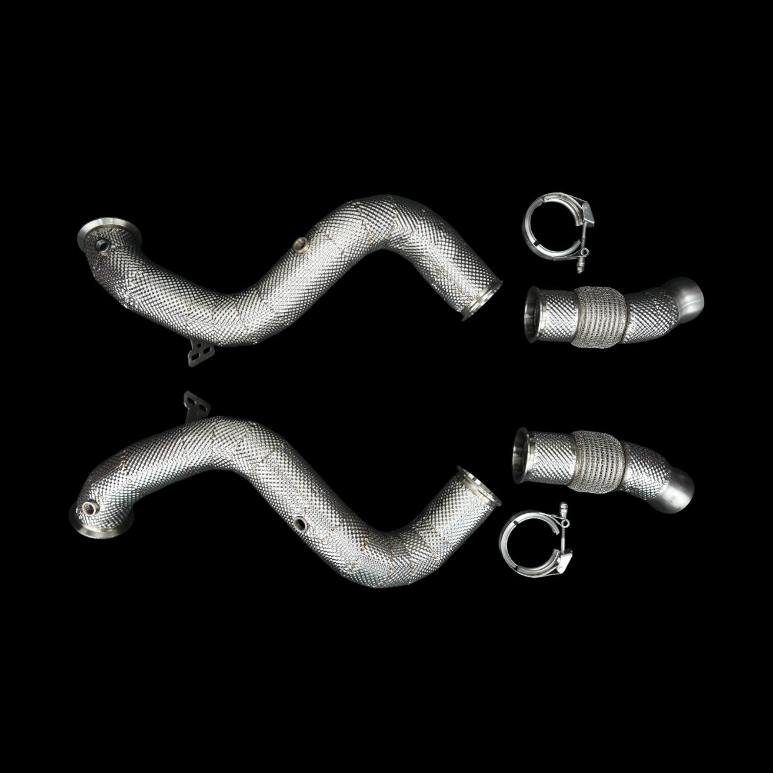 Downpipes Catless | passend für Mercedes AMG C63(S) (205) M177 LS1 4.0L V8 BiTurbo | Blackboost