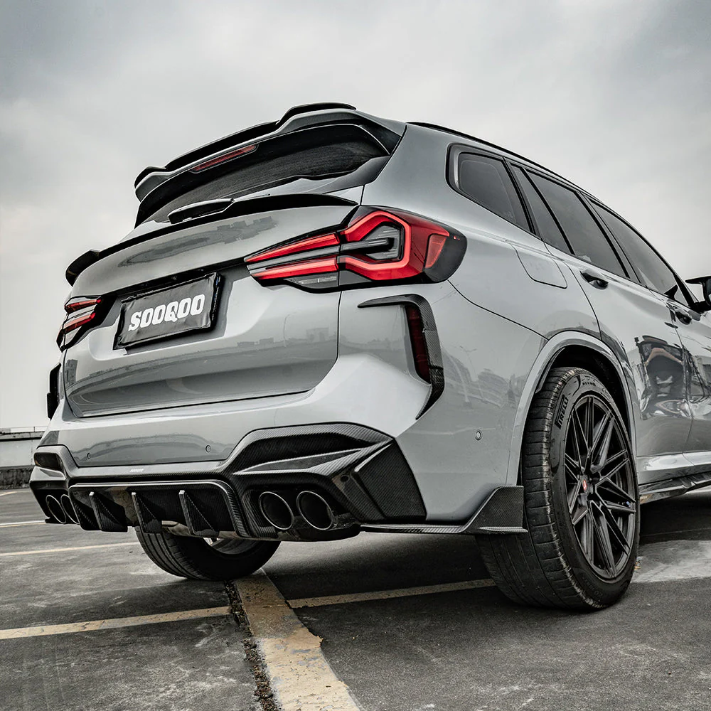 Rear spoiler Ducktail SOOQOO Carbon | fits BMW X3M incl. Competition (F97) S58 | Aulitzky Tuning