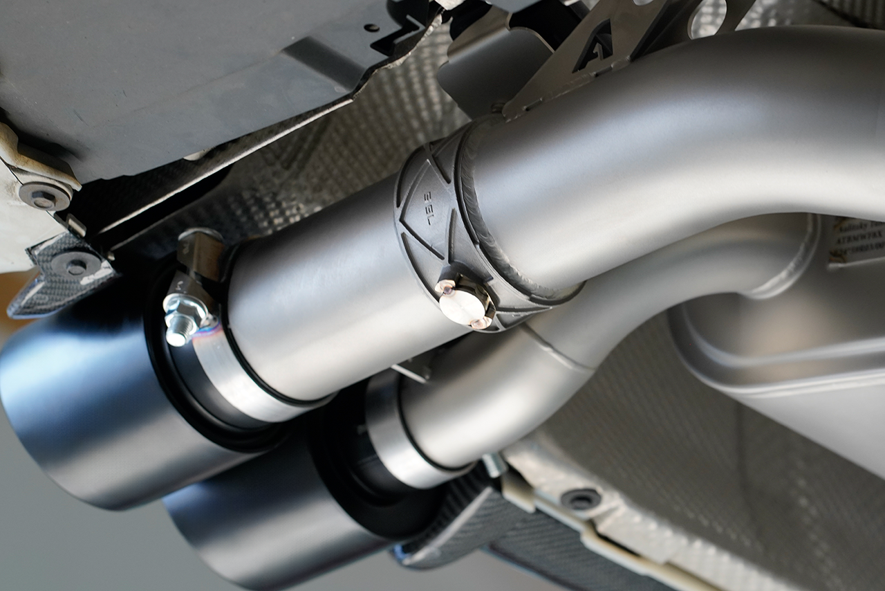 Aulitzky Exhaust | ECE flap exhaust system 3” (76mm) ex cat/OPF | fits BMW M3/M4 incl. Competition/CS (F80/F82/F83) S55