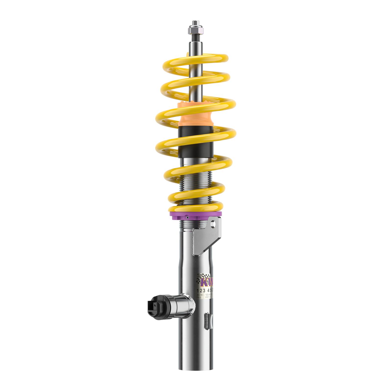 KW DDC P&P coilover suspension inox | fits VW Golf 7 incl. GTI/CS/TCR/GTD | 39080029