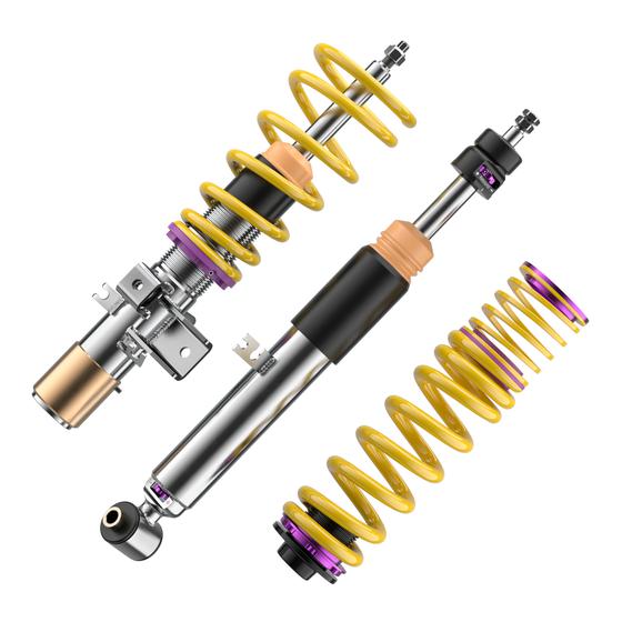 KW V3 coilover suspension inox | fits BMW Z4 (G29), Toyota Supra (DB/A90) | 352200CG | 352200CH