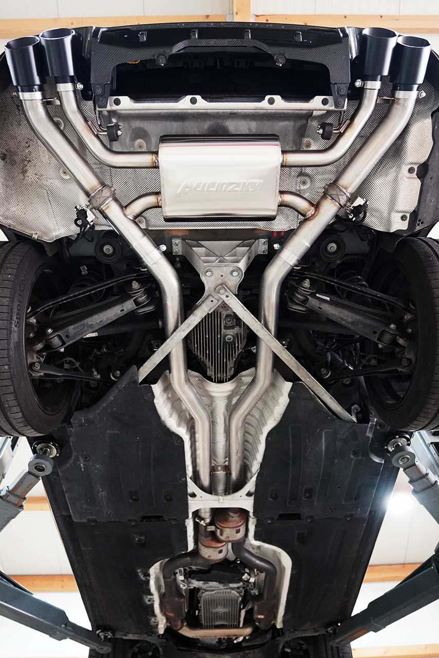 Aulitzky Exhaust | ECE exhaust system from OPF with flap control | fits BMW X3M/X4M incl. Competition (F97/F98) S58