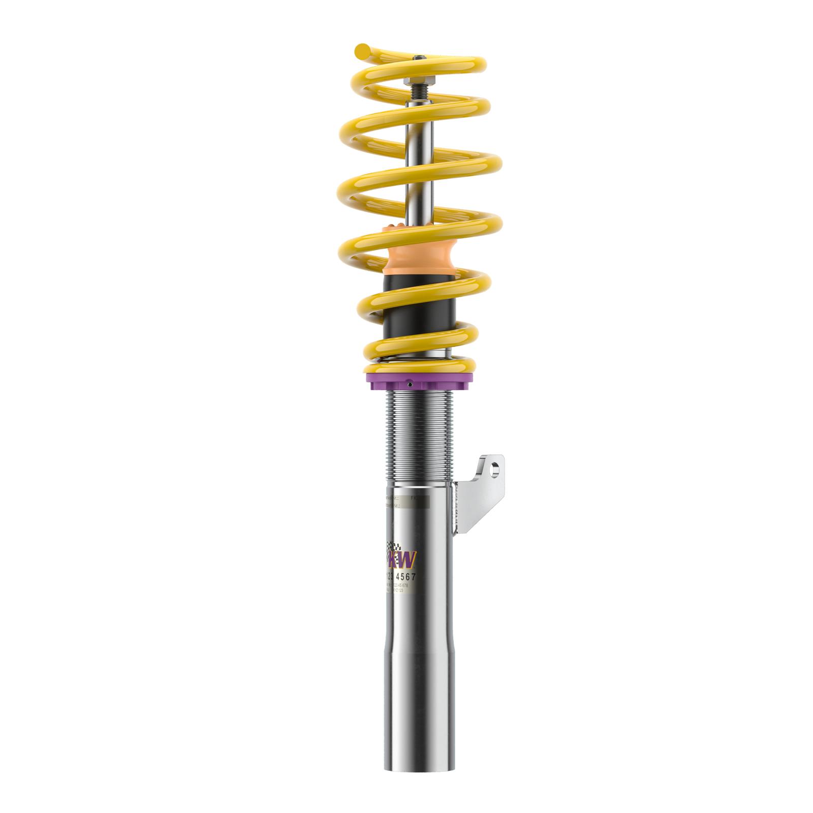 KW V2 coilover suspension comfort | fits Leon (5F) incl. Cupra / Golf 7 incl. GTI/CS/TCR/GTD | 1808000N | 1808000R