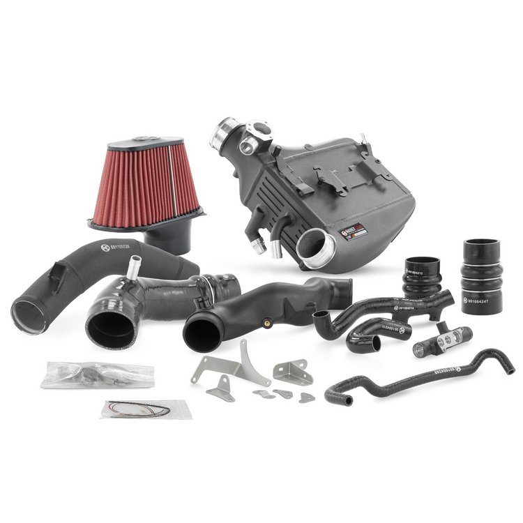 Performance intercooler kit incl. air intake system | fits Mercedes-Benz A35 AMG (W177/V177) | Wagner Tuning