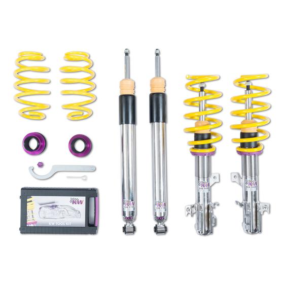 KW V3 coilover suspension inox | fits Ford Fiesta Mk8 (JHH) 1.5 ST EcoBoost | 35230083