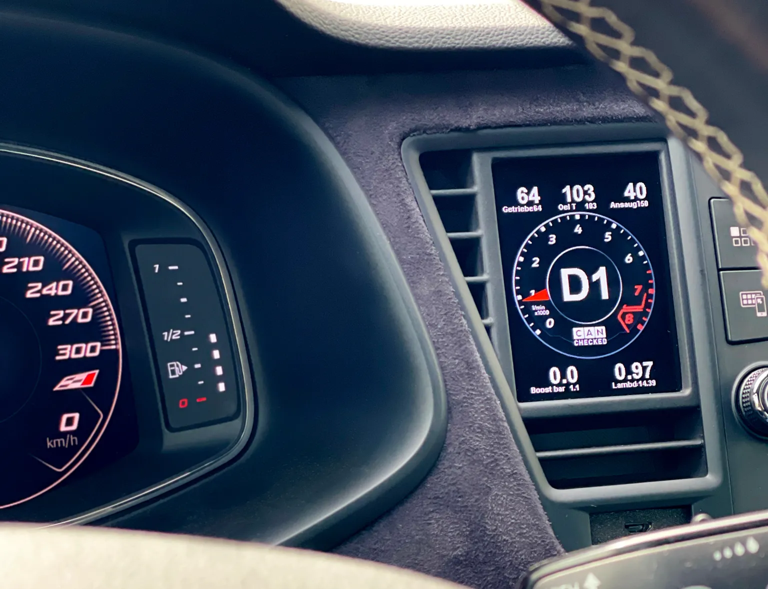 Data display 2.8” MFD28 Gen.2 | fits Seat Leon / Cupra (5F) | CANchecked